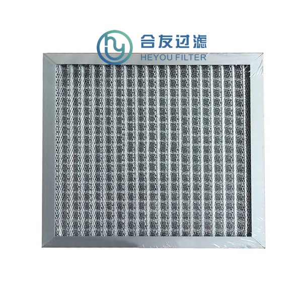 Corrugated Aluminum Mesh Primary Filter